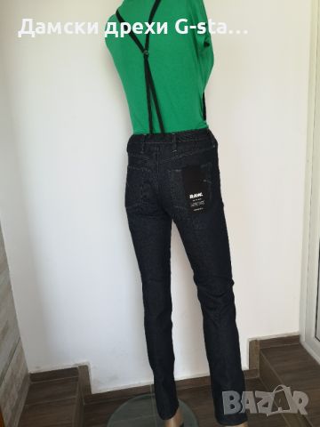 Дамски гащеризон G-Star RAW®LANK STRAIGHT OVERALL PRESTORED WMN RAW DENIM  27; 102, снимка 5 - Гащеризони - 46289811