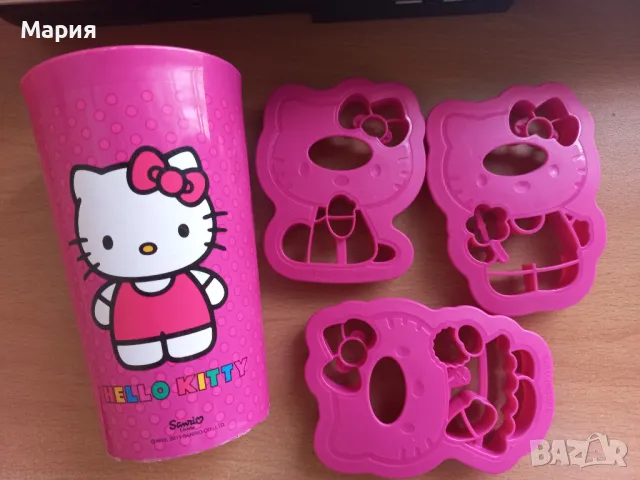 Форма за мъфини, тава и резци Hello Kitty за печива, купа, кошнички, снимка 4 - Форми - 50245715