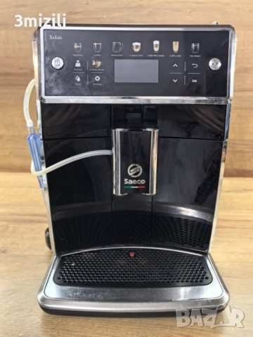 Saeco Xelsis - пиано черно (SM7580/00) , внос от Австрия , с БГ меню, снимка 6 - Кафемашини - 52951932