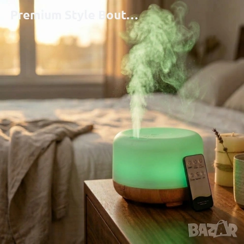 Арома дифузер - овлажнител за въздух с дистанционно управление, снимка 8 - Други стоки за дома - 53896013