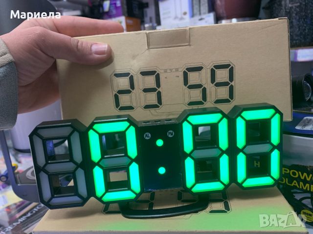 3D Часовник с Аларма / Настолен или Стенен, снимка 3 - Други - 45238177