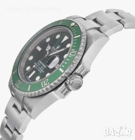 Мъжки луксозен часовник Rolex Submariner "Hulk" Green Dial M116610LV-0002, снимка 3 - Мъжки - 47226669