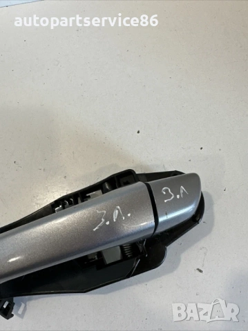 Външна дръжка задна лява врата сива за Peugeot 3008 (2022) Geo024923, снимка 2 - Части - 53571788