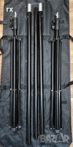 Преносима система / Държач за фотографски фон (180х220 см), снимка 2 - Чанти, стативи, аксесоари - 53565497