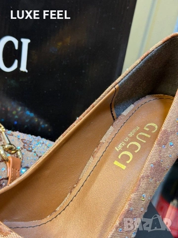 GUCCI ⚜️Дамски Обувки , снимка 3 - Дамски обувки на ток - 54152334