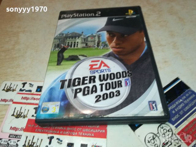 TIGER WOODS PGA TOUR 2003 PS2 GAME  1907241056, снимка 1 - Игри за PlayStation - 46629482