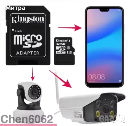 SD карта памет Kingston 512GB плюс SD адаптер, снимка 5 - Карти памет - 50276536