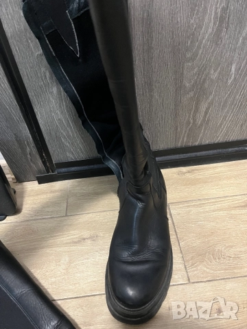 Дански ботуши кожа, снимка 4 - Дамски ботуши - 52976318