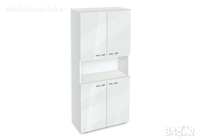 Етажерка Ава 5 с четири вратички постформинг, снимка 10 - Етажерки - 53796869