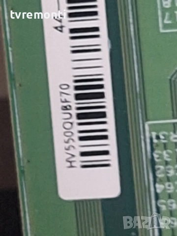 T-CON BOARD HV550QUBF70, 47-6021365 за 55-инчов телевизор JVC Модел  LT-55VU6355, с дисплей VES550QN, снимка 4 - Части и Платки - 52788131