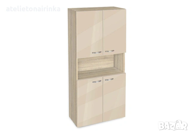 Етажерка Ава 5 с четири вратички постформинг, снимка 2 - Етажерки - 53796869