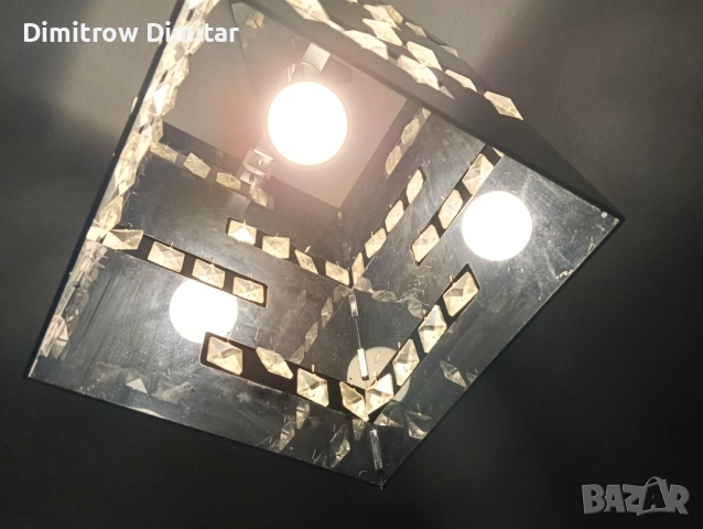 Продавам пластмасов кристален полилеи, снимка 5 - Полилеи - 52327128