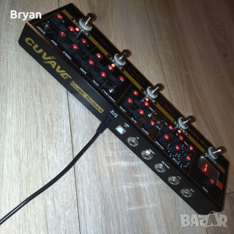 Cuvave cube sugar мултиефект за китара. Ir, dist,drive,Looper,delay, снимка 2 - Китари - 52883635