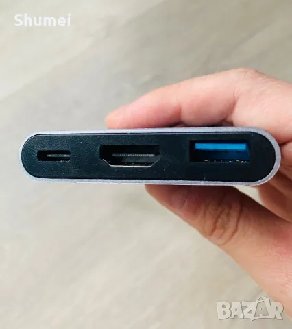 Адаптер Natec - Fowler Mini, USB-C/USB 3.0, HDMI, USB-C, снимка 2 - Друга електроника - 47568222