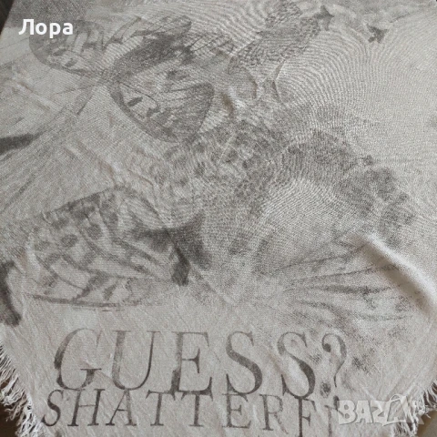 Дамски шал GUESS , снимка 3 - Шалове - 51017998