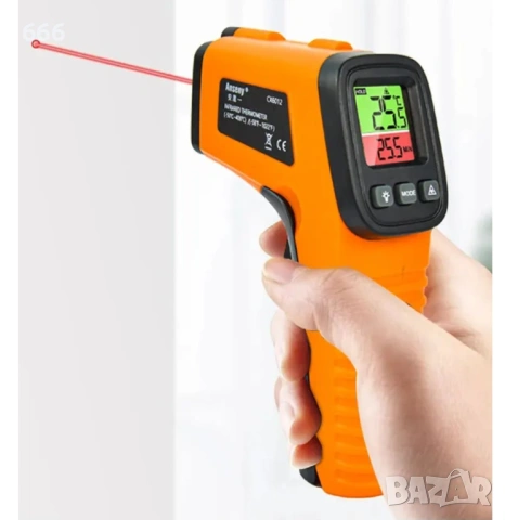 Безконтактен ръчен индустриален високопрецизен електронен температурен уред CX6014