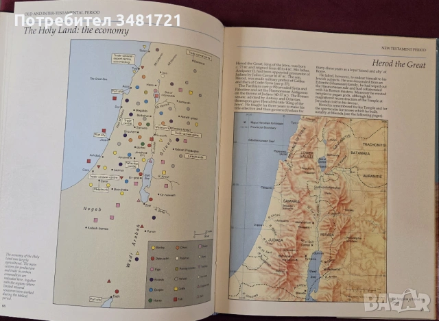 Библейски атлас / New Bible Atlas, снимка 8 - Енциклопедии, справочници - 53749350