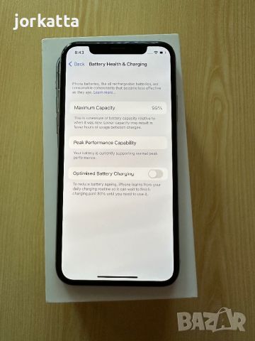 iPhone X (10) 64GB Silver/Бял Отключен!, снимка 3 - Apple iPhone - 45991001