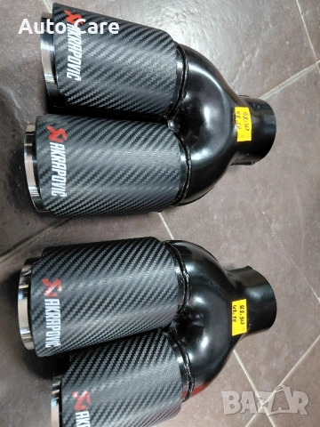 Накрайник за ауспух Akrapovic Размери 60мм/2х76мм/230 Цена за брой 82.50лв , снимка 2 - Аксесоари и консумативи - 47178339