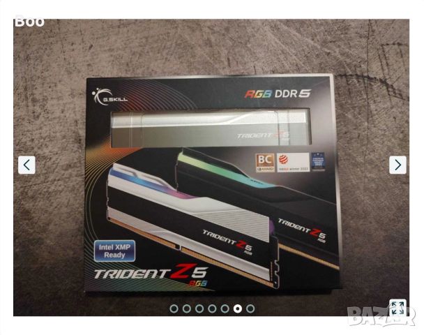 Рам памет G.Skill Trident Z5 RGB 32GB (2x16GB) DDR5 6800MHz, снимка 5 - RAM памет - 46136158