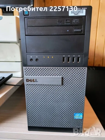 геймърски компютър dell optiPlex 990.