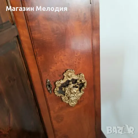 Само за колекционери. Страхотен паркетен холандски часовник. Уникално запазен, оригинален постамент,, снимка 5 - Други - 49368467