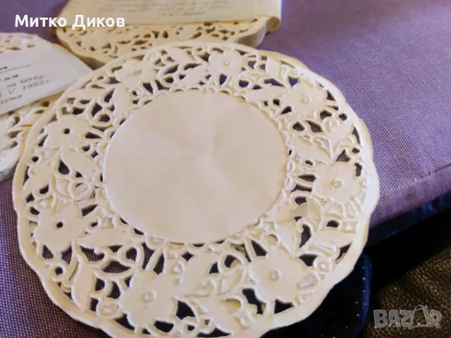 Дантелена салфетка 2броя по 60 салфетки вътре на  Чайка Варна, снимка 5 - Други стоки за дома - 49681132