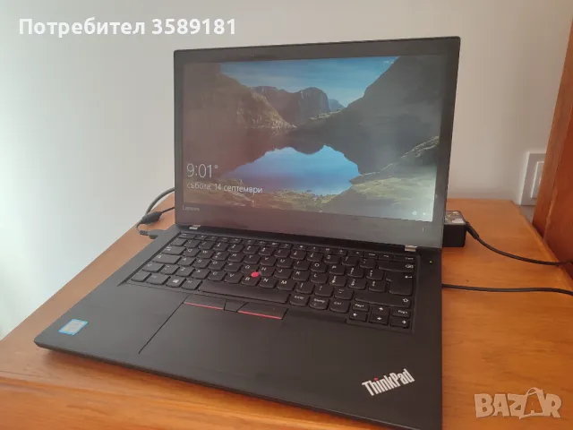 Лаптоп Lenovo ThinkPad T470, снимка 4 - Лаптопи за дома - 47235014