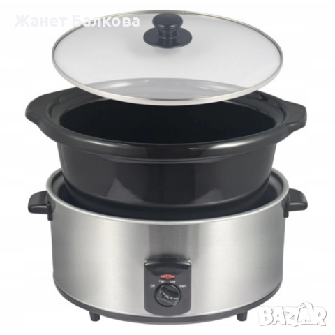Slow Cooker тенджера Royalty Line SLC1012/SLC1013 – спестява време, съхранява вкуса, снимка 5 - Съдове за готвене - 51628275