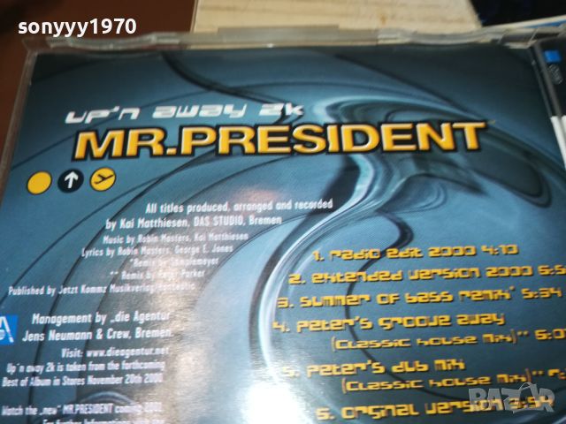 MR.PRESIDENT-CD ВНОС GERMANY 0807241218, снимка 12 - CD дискове - 46509549