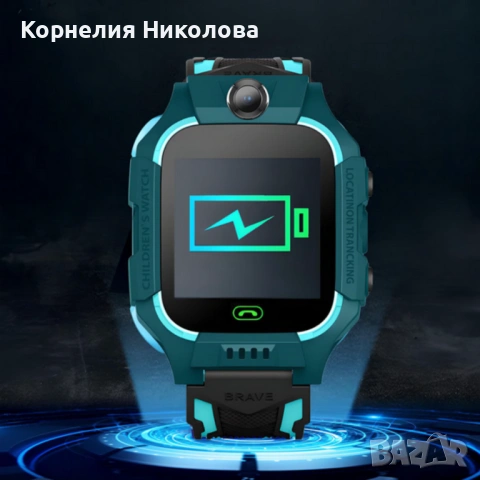 Детски смарт часовник с GPS и SOS , снимка 6 - Детски - 54202497
