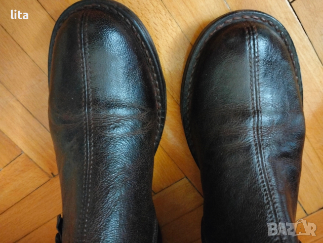 Кожени ботуши Размер 38 , снимка 3 - Дамски ботуши - 52919897