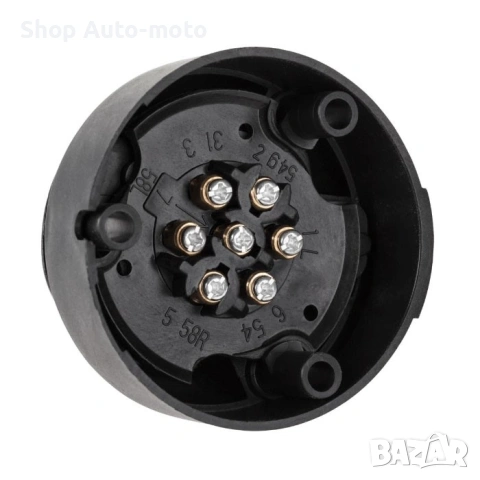 Букса за ремарке Automat-пластмасова, 7 PIN, 12V, снимка 3 - Аксесоари и консумативи - 53433334