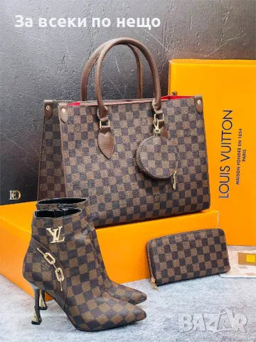 Дамски боти Louis Vuitton Код D705, снимка 4 - Дамски боти - 46997368