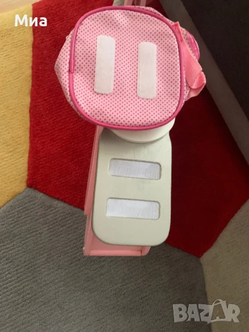 Розов скутер Janod за баланс с чанта, снимка 10 - Детски велосипеди, триколки и коли - 50784683