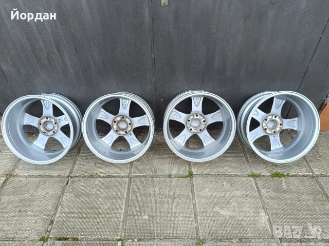 Алуминиеви джанти 17 ' цола с датчици 5x114,3 Хюндай / HYNDAI MAZDA KIA ET45 7J , снимка 6 - Гуми и джанти - 54182588
