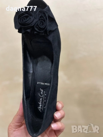 Andrea Conti VERA PELLE обувки Естествен велур Номер 41 Стелка 27 см, снимка 9 - Дамски елегантни обувки - 51764076