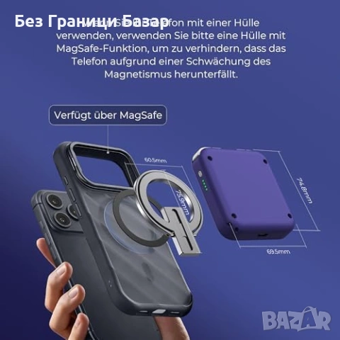 Нов abxylute M4 Bluetooth гейминг контролер Turbo за телефон мобилен геймпад MagSafe Android iPhone, снимка 8 - Аксесоари - 54128953