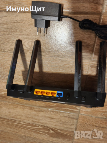 Wi-Fi 6 AX1800 рутер - 1.8 Gbps скорост за гейминг и 4K стрийминг, снимка 3 - Рутери - 53101292