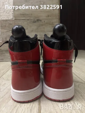 Air Jordan 1 High “Bred Patent” - Family + Crease Protector, снимка 7 - Кецове - 48924147