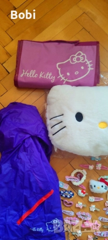 Hello Kitty принадлежности- раница, възглавница, несесер, снимка 8 - Ученически пособия, канцеларски материали - 51497086