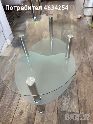 Стъклена холна маса "SONATA", снимка 2 - Маси - 52795895