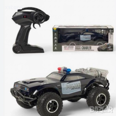 Офроуд полицейски джип ROCK CRAWLER, снимка 3 - Коли, камиони, мотори, писти - 52802250