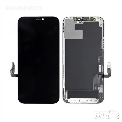 KBS INCELL Съвместим LCD Дисплей за iPhone 12 / 12 Pro 6.1 + Тъч скрийн / Черен / Баркод : 483804, снимка 1 - Резервни части за телефони - 48516266