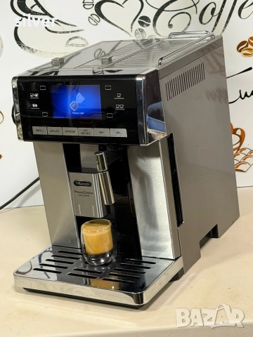 Кафемашина кафе автомат delonghı Primadona exclusive с гаранция, снимка 5 - Кафемашини - 52140992