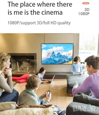 Бял Ултра Лек Портативен Проекторен Екран Сгъваем HD Ярък Лесен за Монтиране Може да се Пере и Мокри, снимка 13 - Плейъри, домашно кино, прожектори - 51128726