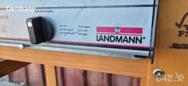 немско газово барбекю на газ скара чугун landman weber, снимка 13 - Скари - 52226988