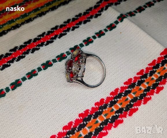Бароков дамски пръстен, снимка 11 - Антикварни и старинни предмети - 46463066