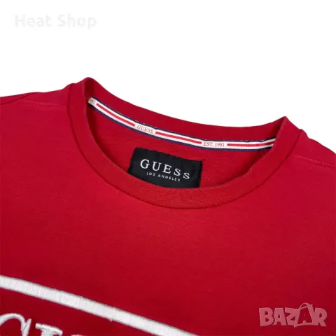 Мъжка блуза Guess USA Regular Fit Derren Sweatshirt, снимка 3 - Блузи - 48572154