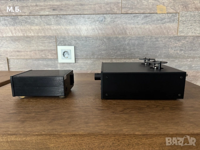 Pro-ject Tube Box DS2 + Breeze Audio линейно захранване, снимка 5 - Грамофони - 53431433